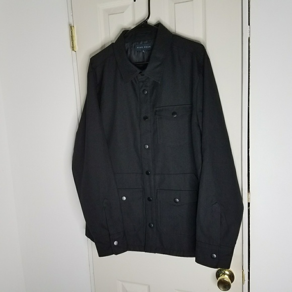 Five Four Other - Men's Five Four XL Black Snap Button Shirt Jacket